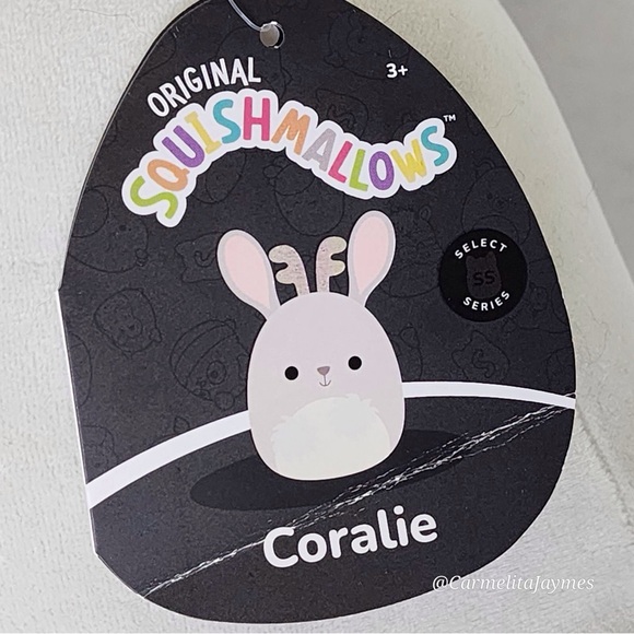 🖤 CORALIE 🐰 Select Series Jack Rabbit Original Squishmallow by Kelly Toy NWT - Picture 2 of 7